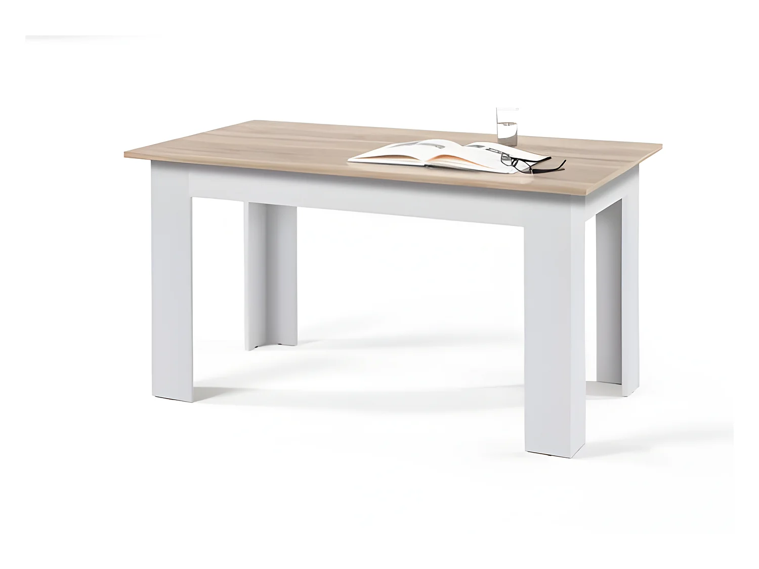 Mesa de Jantar ou Cozinha Almirante 140x80cm branca