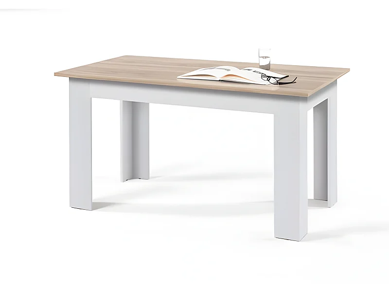 Mesa de Comedor o Cocina Admiral 140x80cm blanco