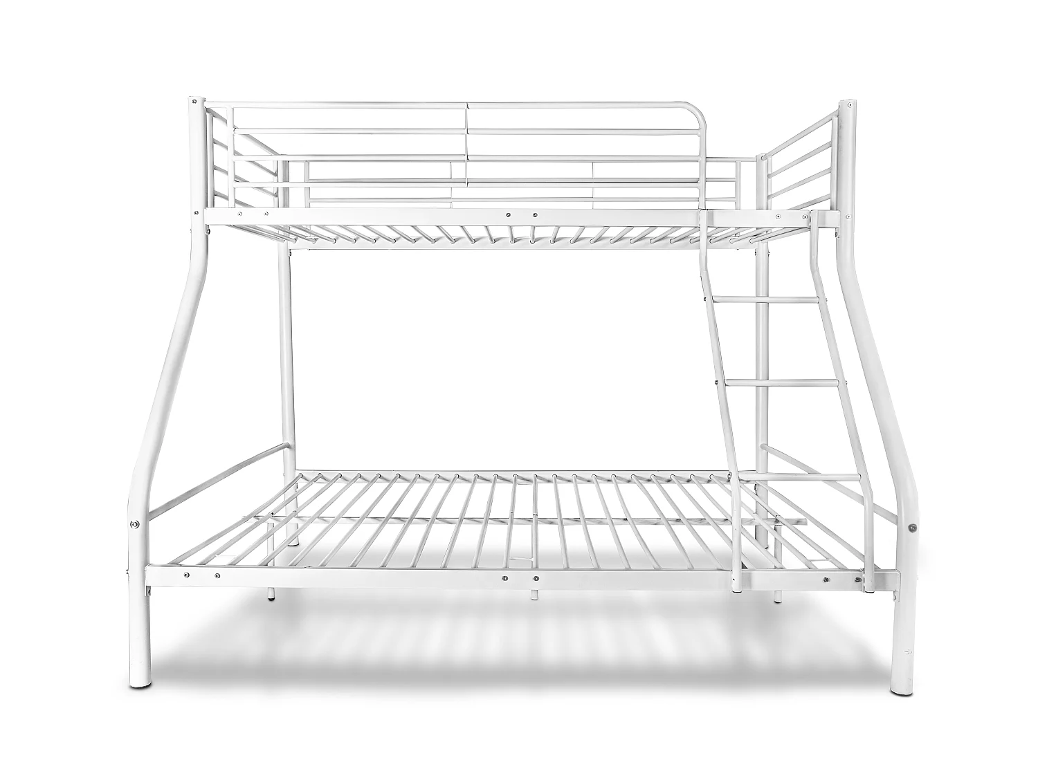 Litera matrimonial metálica para 3 personas,200x145x96cm color blanco