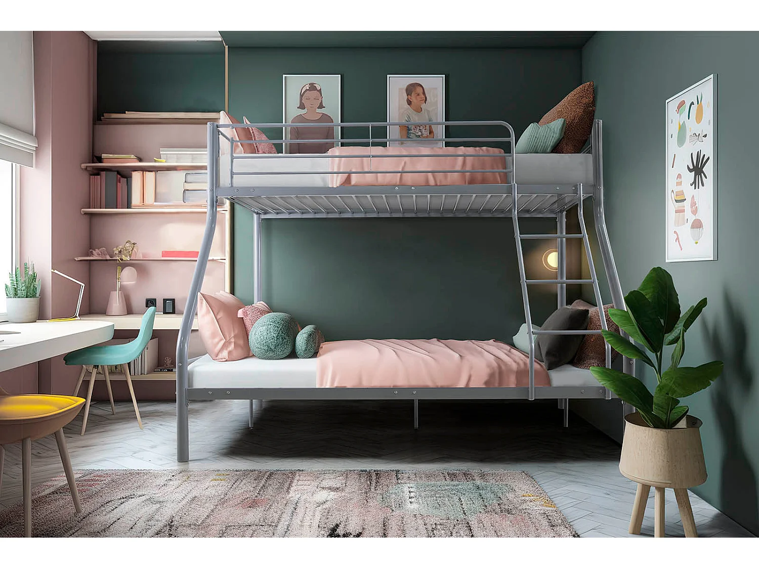 Beliche de Casal Metal Branco