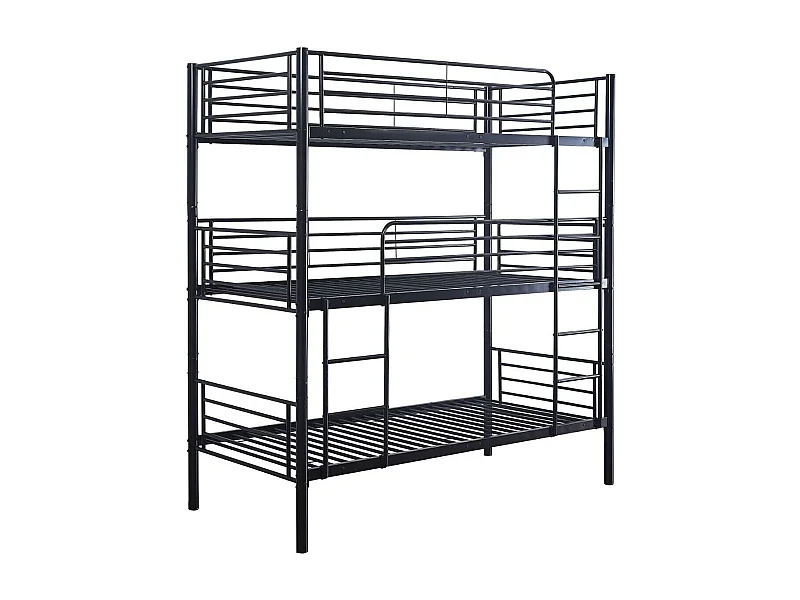 Beliche Triplo 90cm Metal Preto