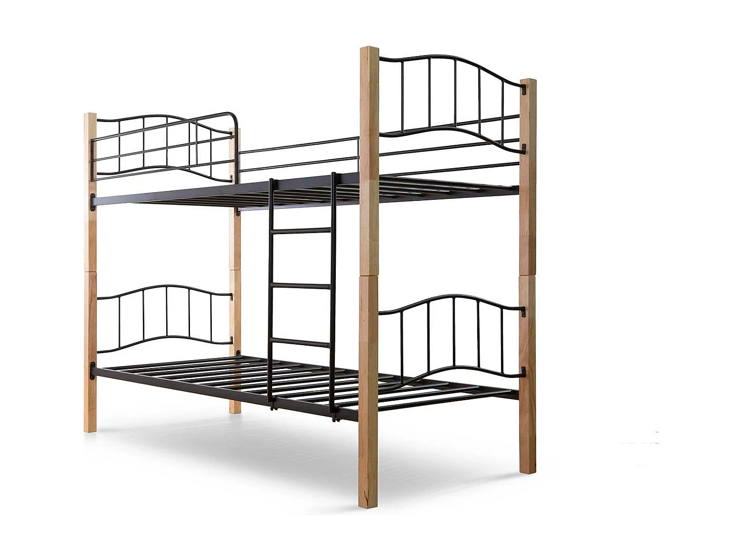 Beliche Duplo 90cm Madeira e Metal, Carvalho (90x190cm)