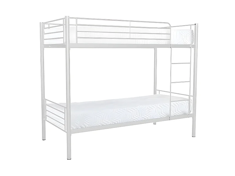 Oferta: Litera Metalica Doble Cama de 90x190 cm + 2 Colchones