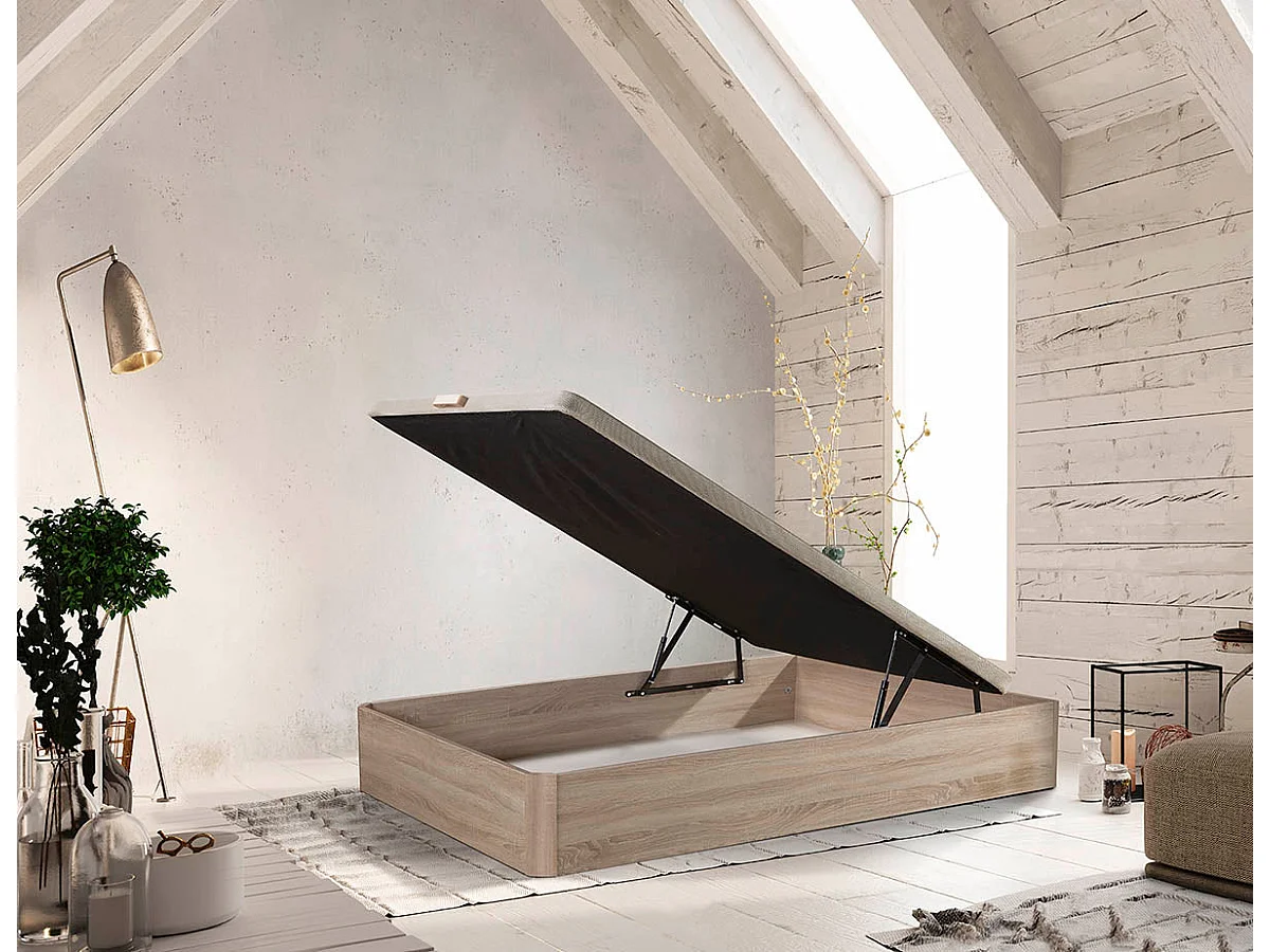 Cama Canape Abatible Blanco 90x190 cm