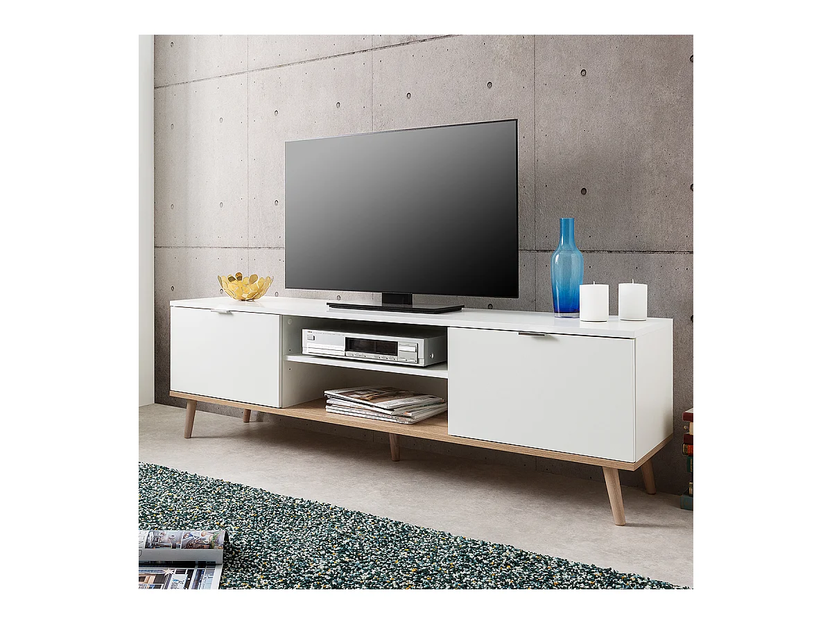 Mueble de TV 2 puertas A160 cm - Copenhague