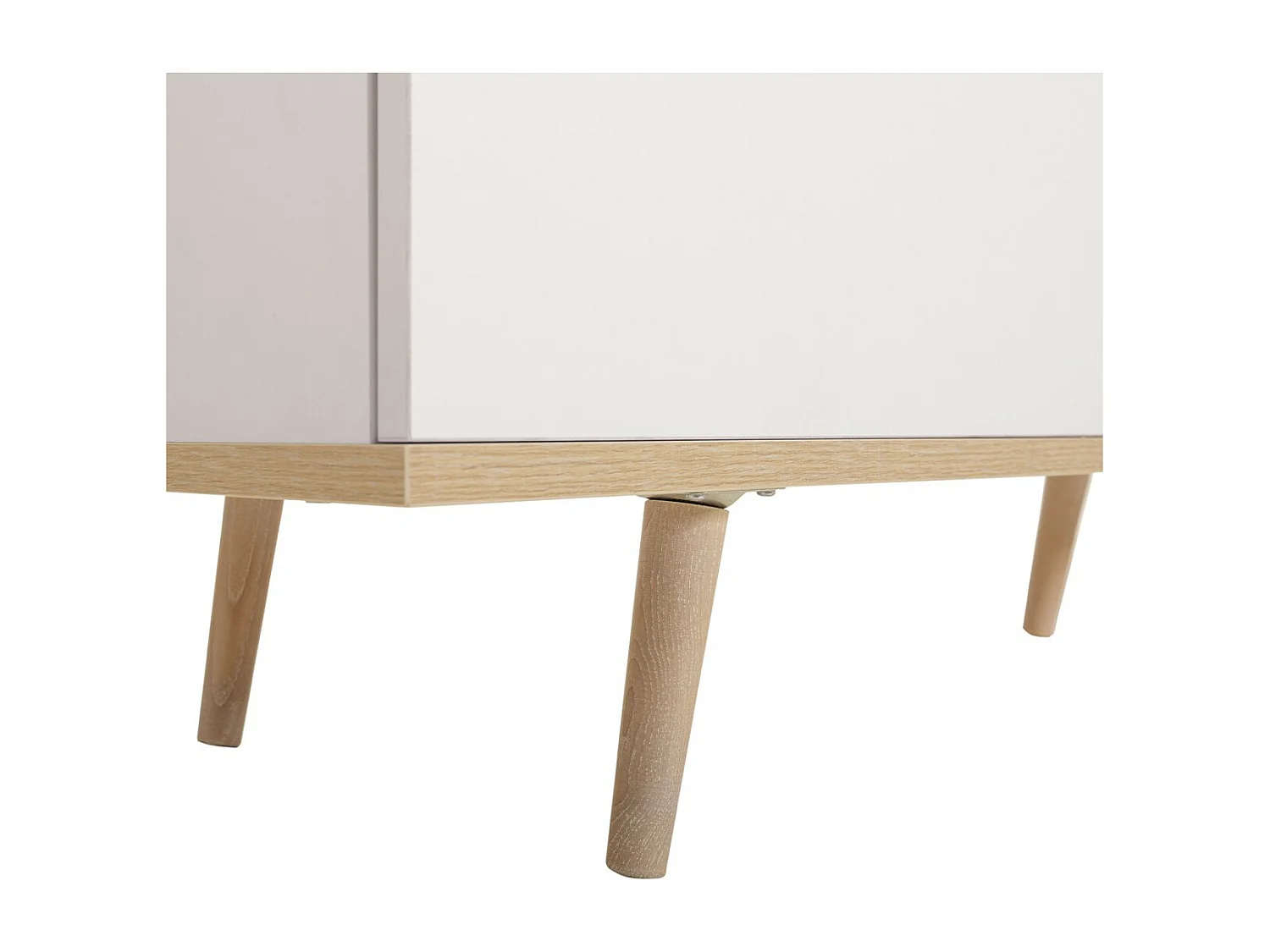 Meuble TV 2 Portes 2 Niches L160 cm - COPENHAGUE