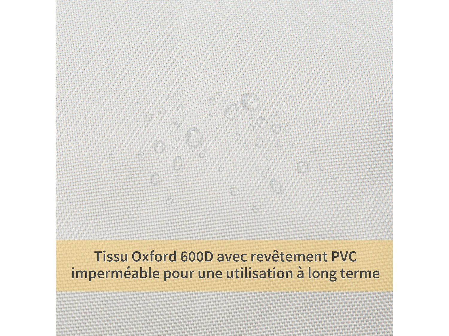 Poussette buggy pour chiens 75L x 46l x 94H cm pliable imperméable tissu 600D Oxford 4 roues gris