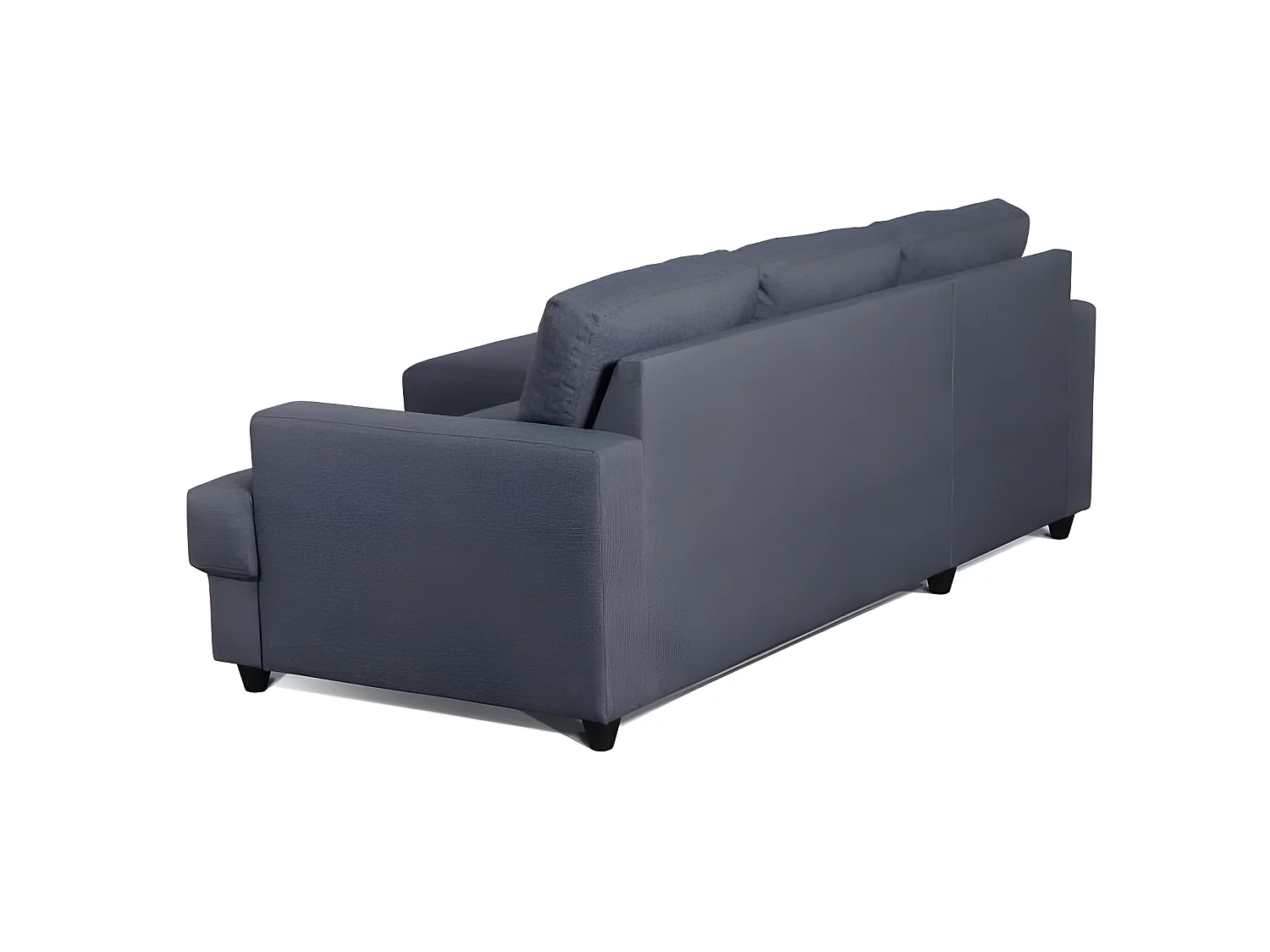 Hoekbank links 4-zits - Antracietgrijze stof - 215 x 140 cm