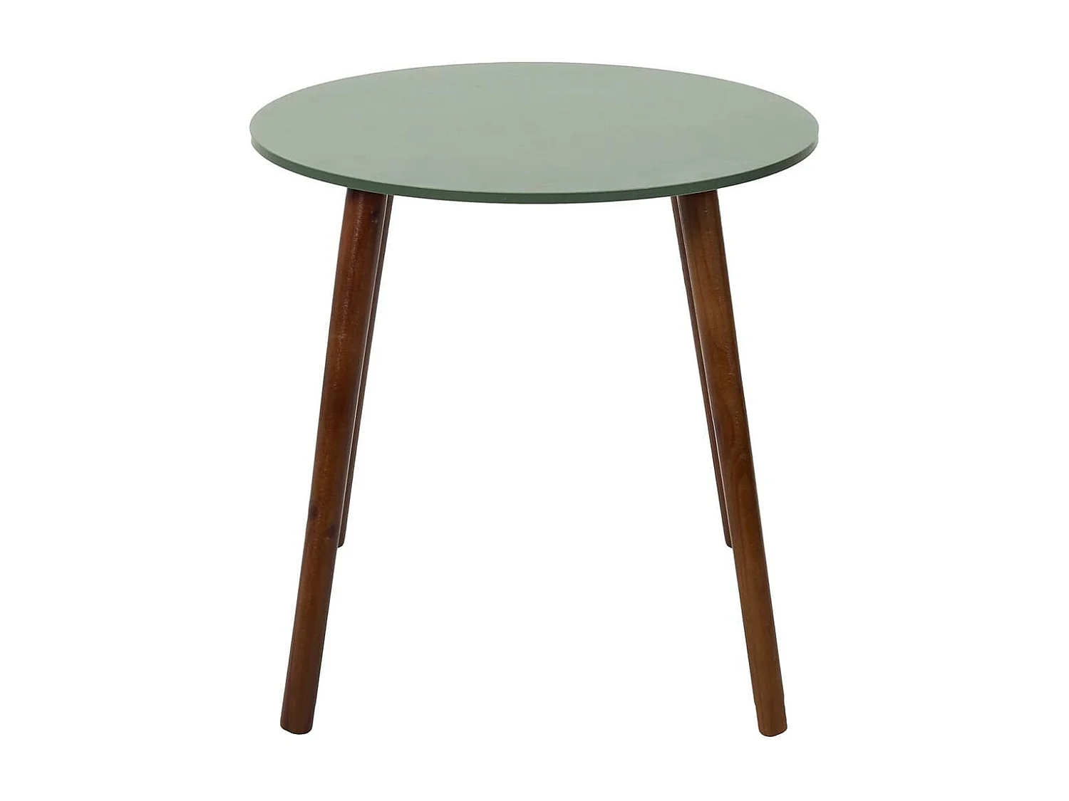 VOSSA - Duo de Tables Gigognes Coloris Vert et Motif Forêt