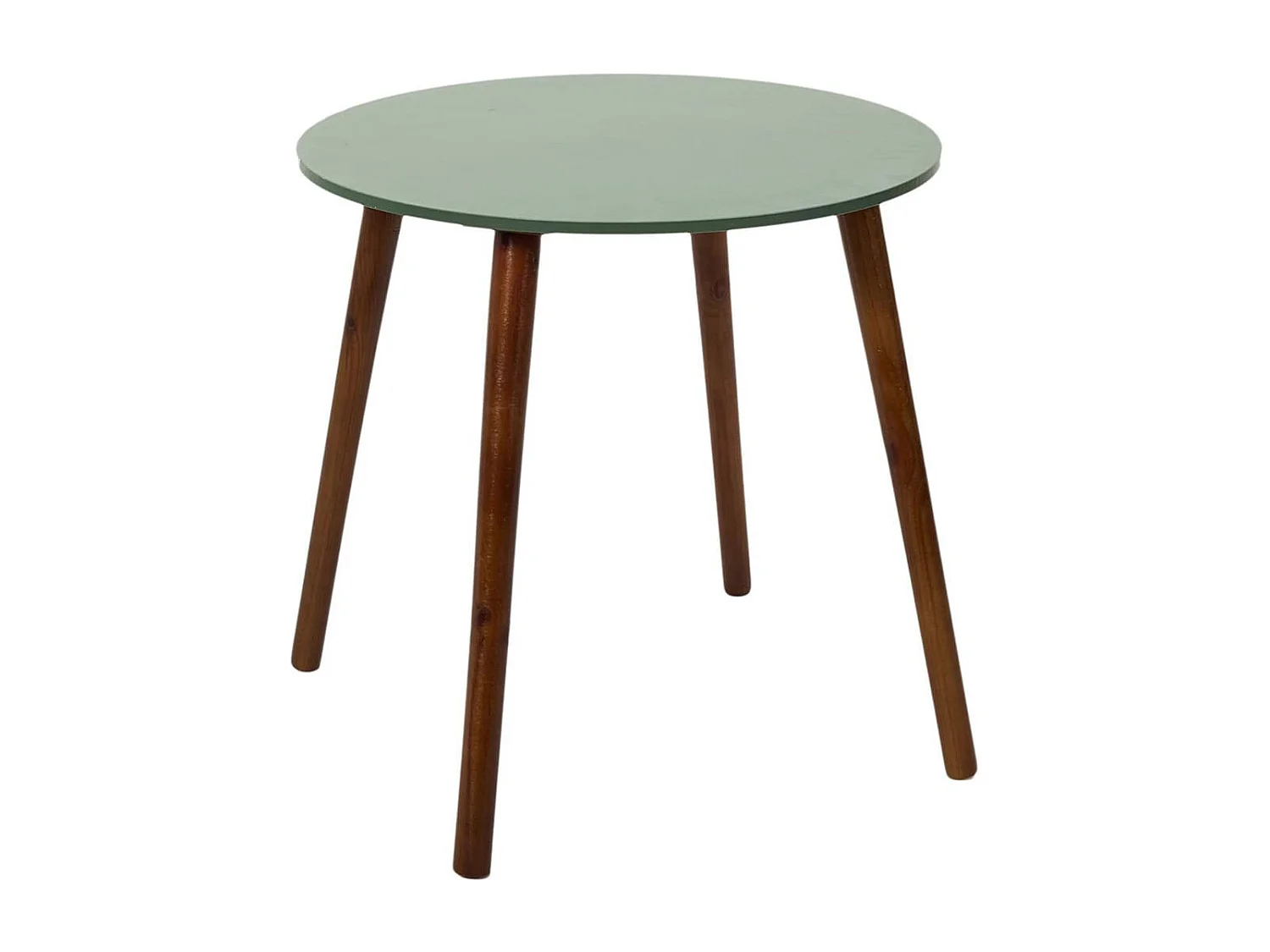 VOSSA - Duo de Tables Gigognes Coloris Vert et Motif Forêt