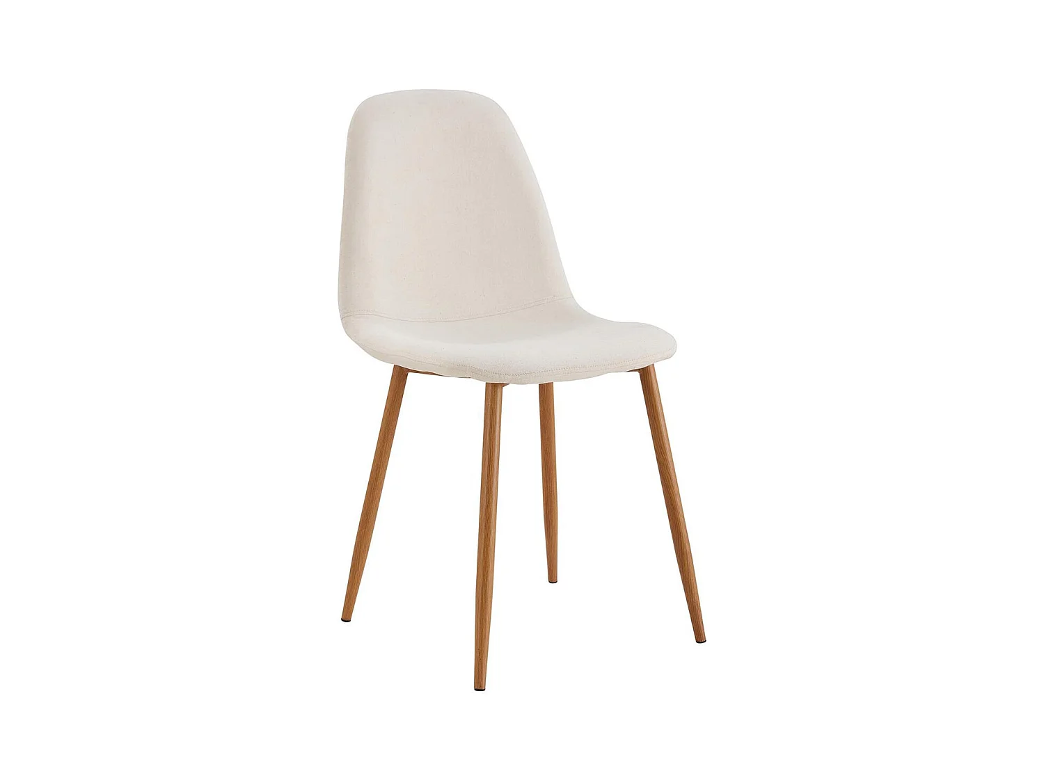 WAP - Lot de 2 Chaises Motifs Colorés Pieds Effet Bois