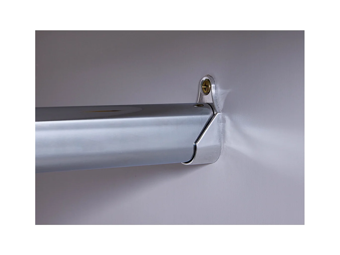 GLASCA - Armoire 2 Portes en Pin Gris et Vert d'Eau