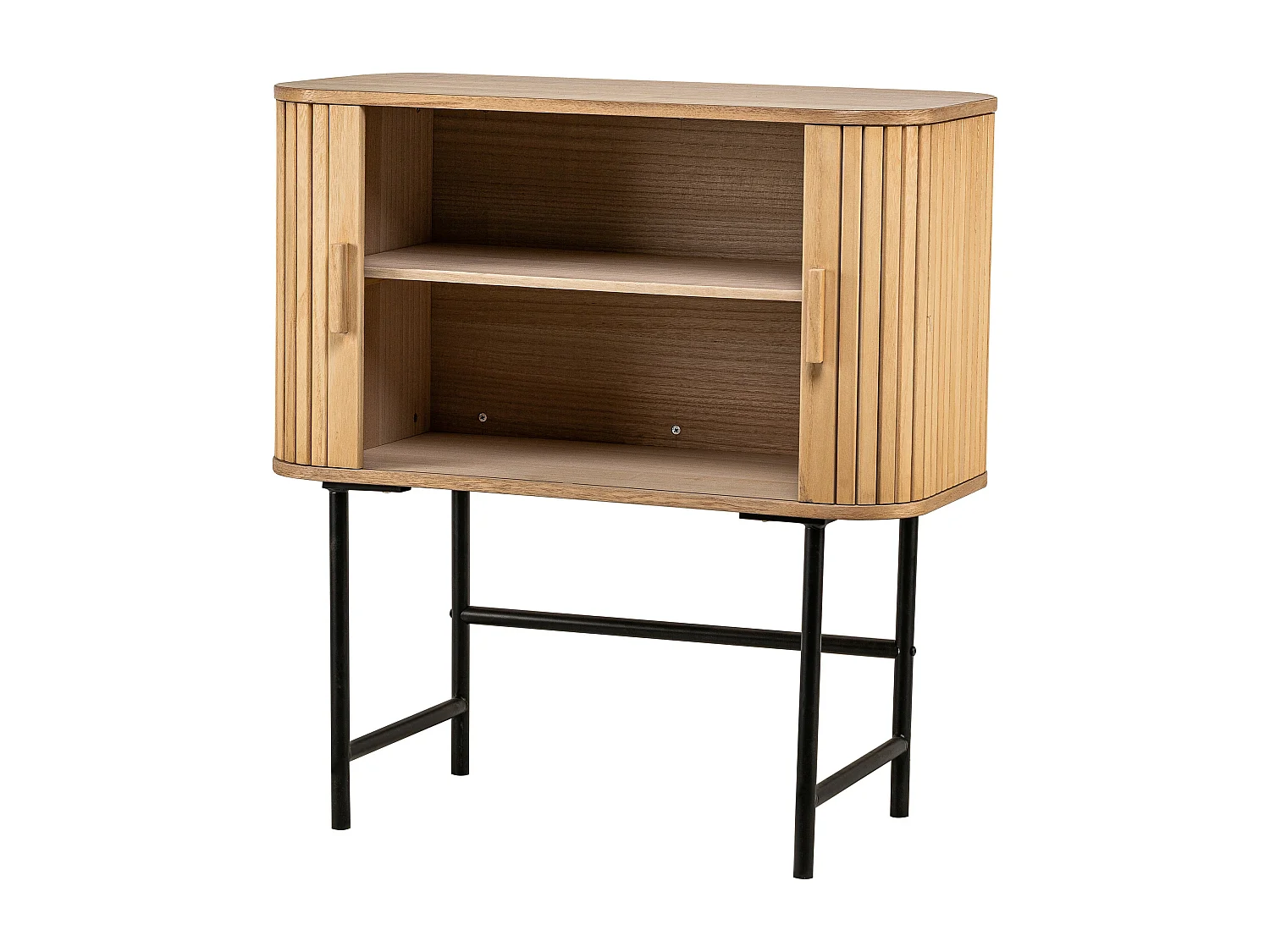 Nordlys - Buffet Scandinave Bois Massif 2 Portes