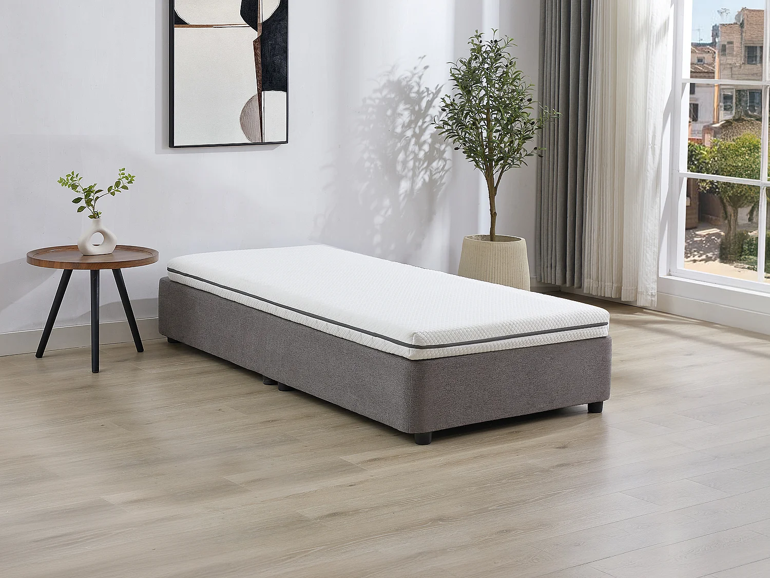 Matelas 80 x 190 cm mousse déhoussable ép.10cm - NASUS de YSMÉE