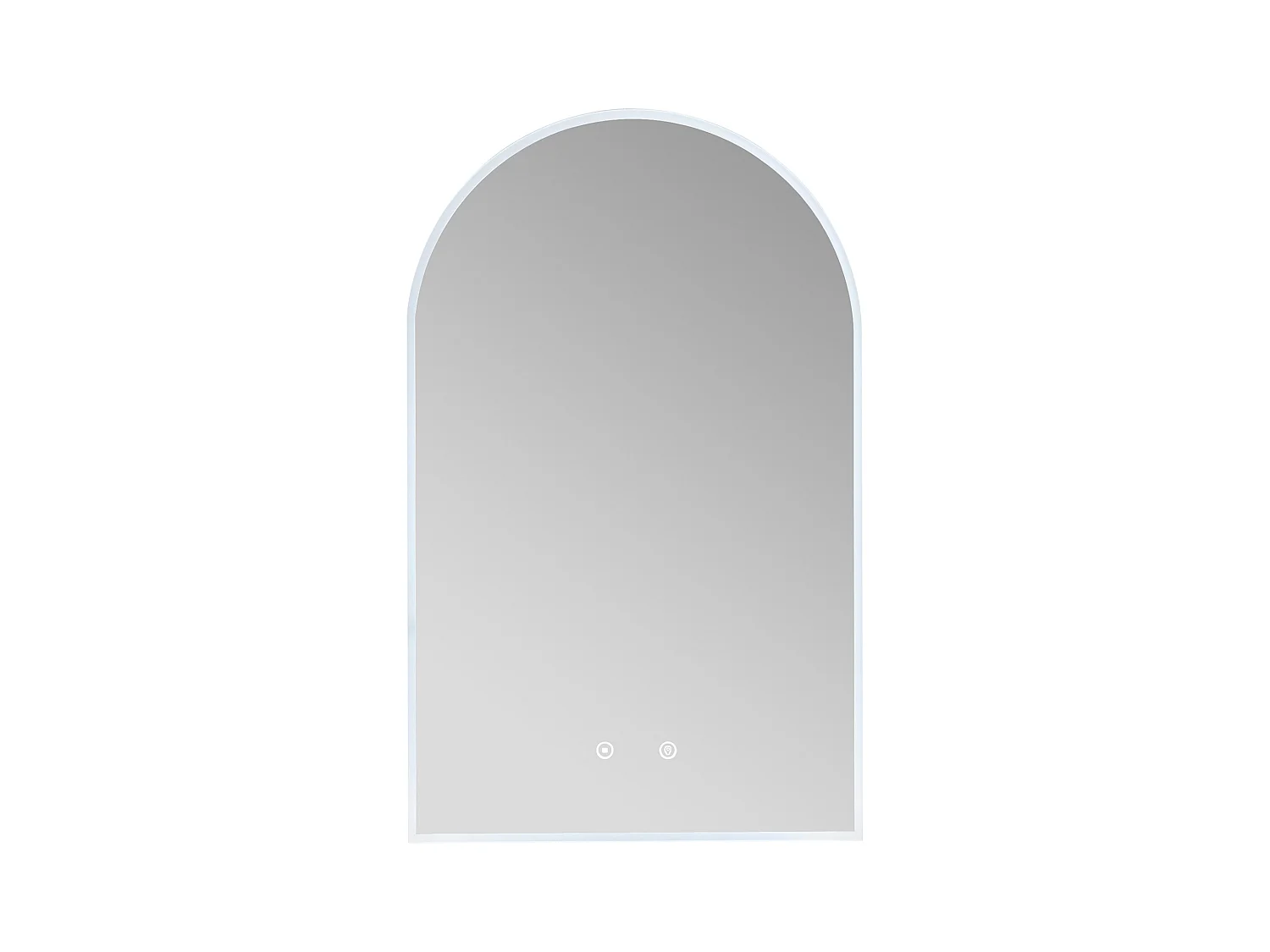 Badkamerspiegel met boog – Anticondens – Met ledverlichting – B50 x H80 cm – ARCADI