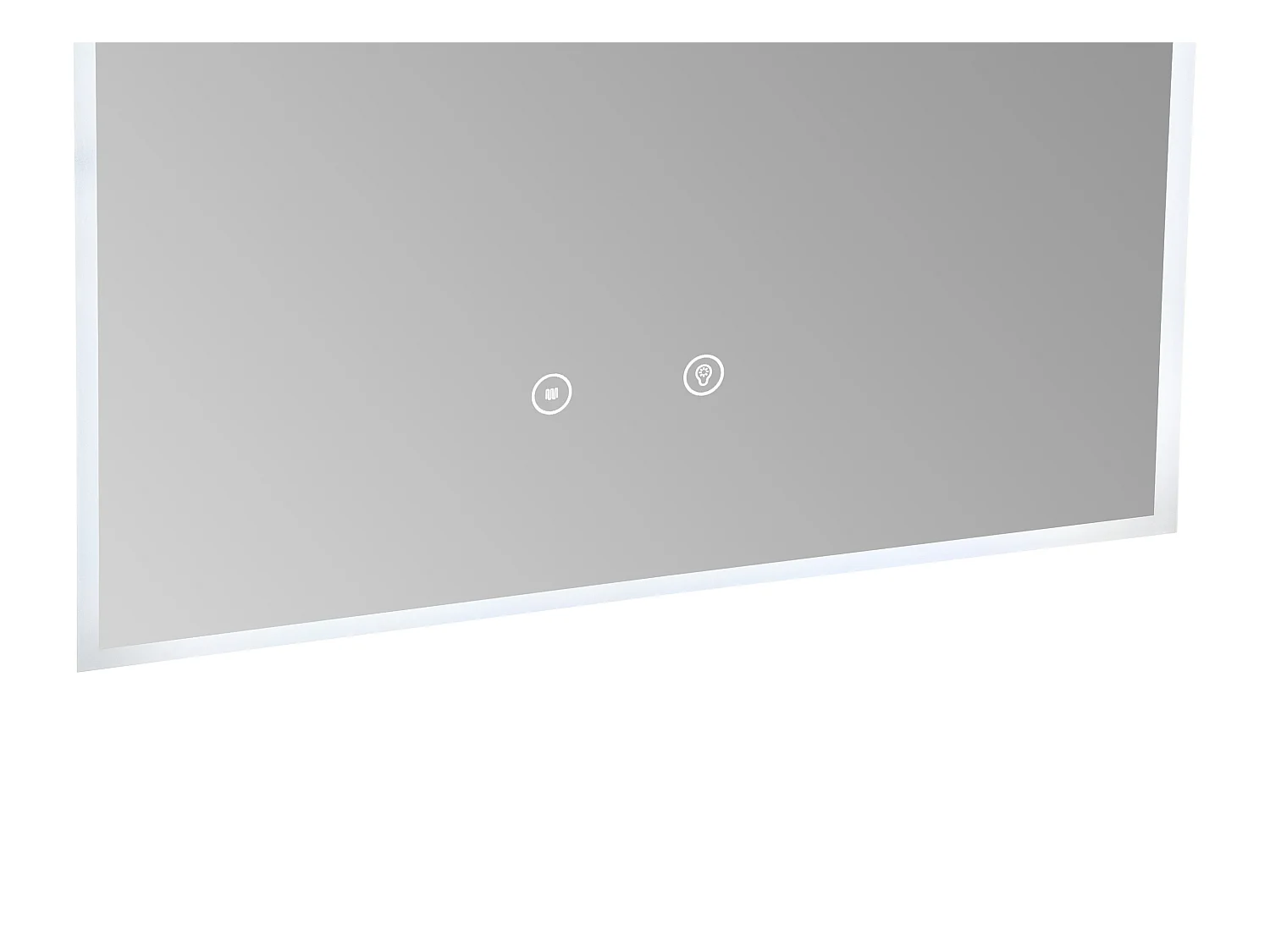 Badkamerspiegel met boog – Anticondens – Met ledverlichting – B50 x H80 cm – ARCADI