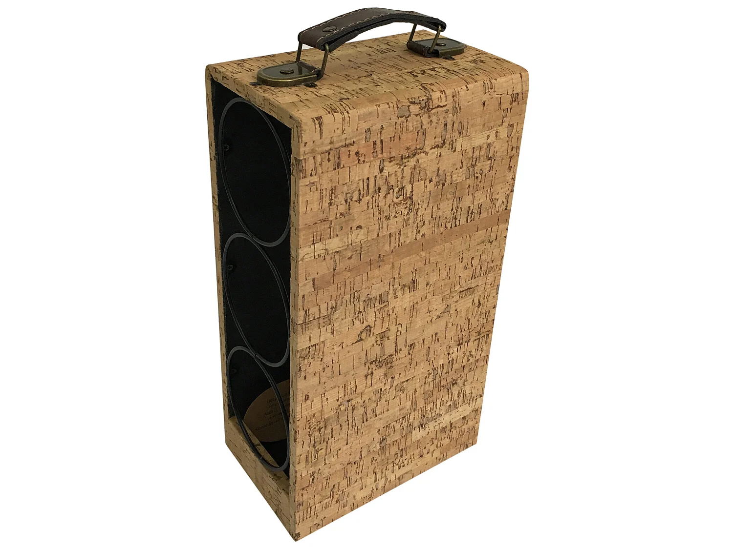 Portabottiglie Vino In Legno 3 Posti Espositore Tavolo Cantinetta Da Cucina