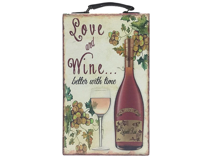 Botellero vintage de madera Vitrina de la mesa de la cocina