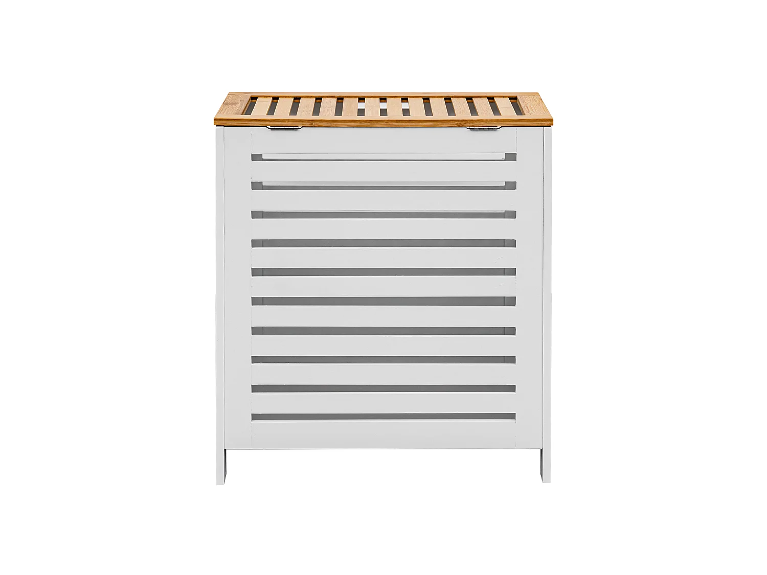 Panier de bain MDF Bambu Blanc Marron Vêtements sales