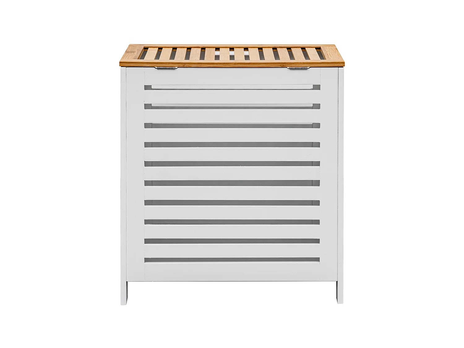 Panier de bain MDF Bambu Blanc Marron Vêtements sales