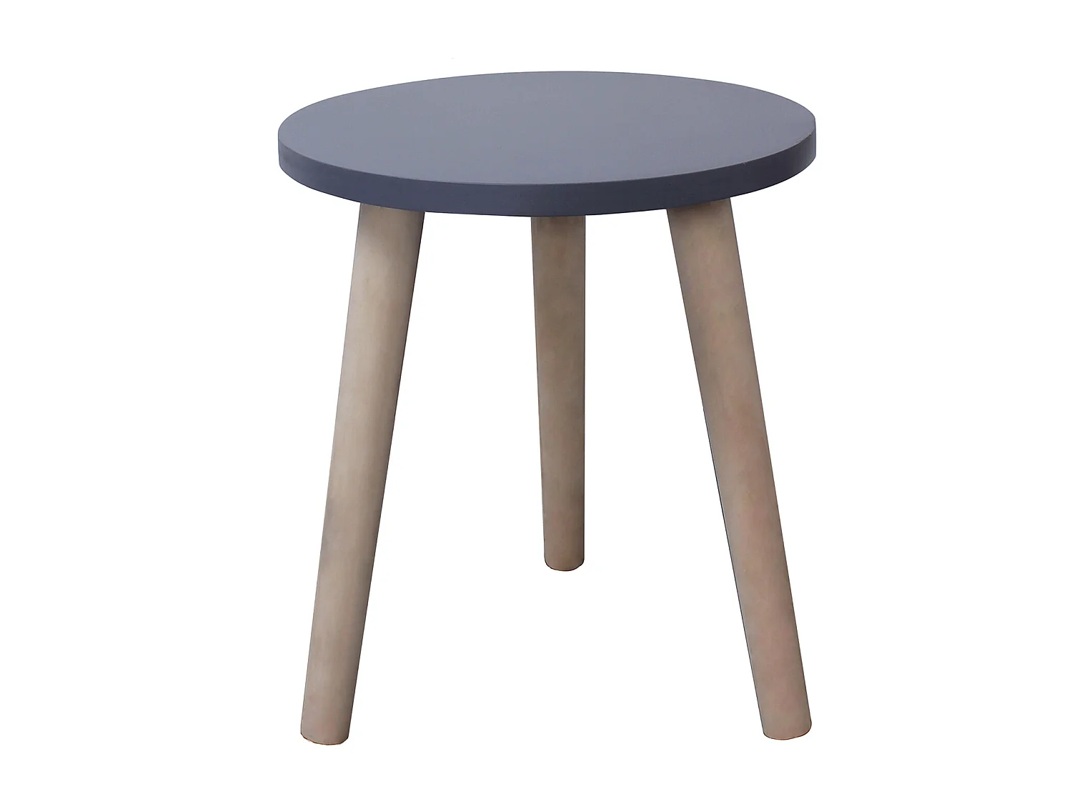 Tavolo Basso Tavolino Moderno Grigio Mdf Paulownia 39x34x34