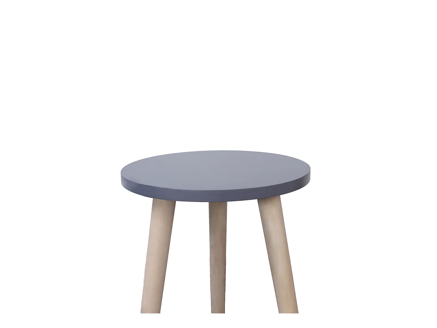 Tavolo Basso Tavolino Moderno Grigio Mdf Paulownia 39x34x34