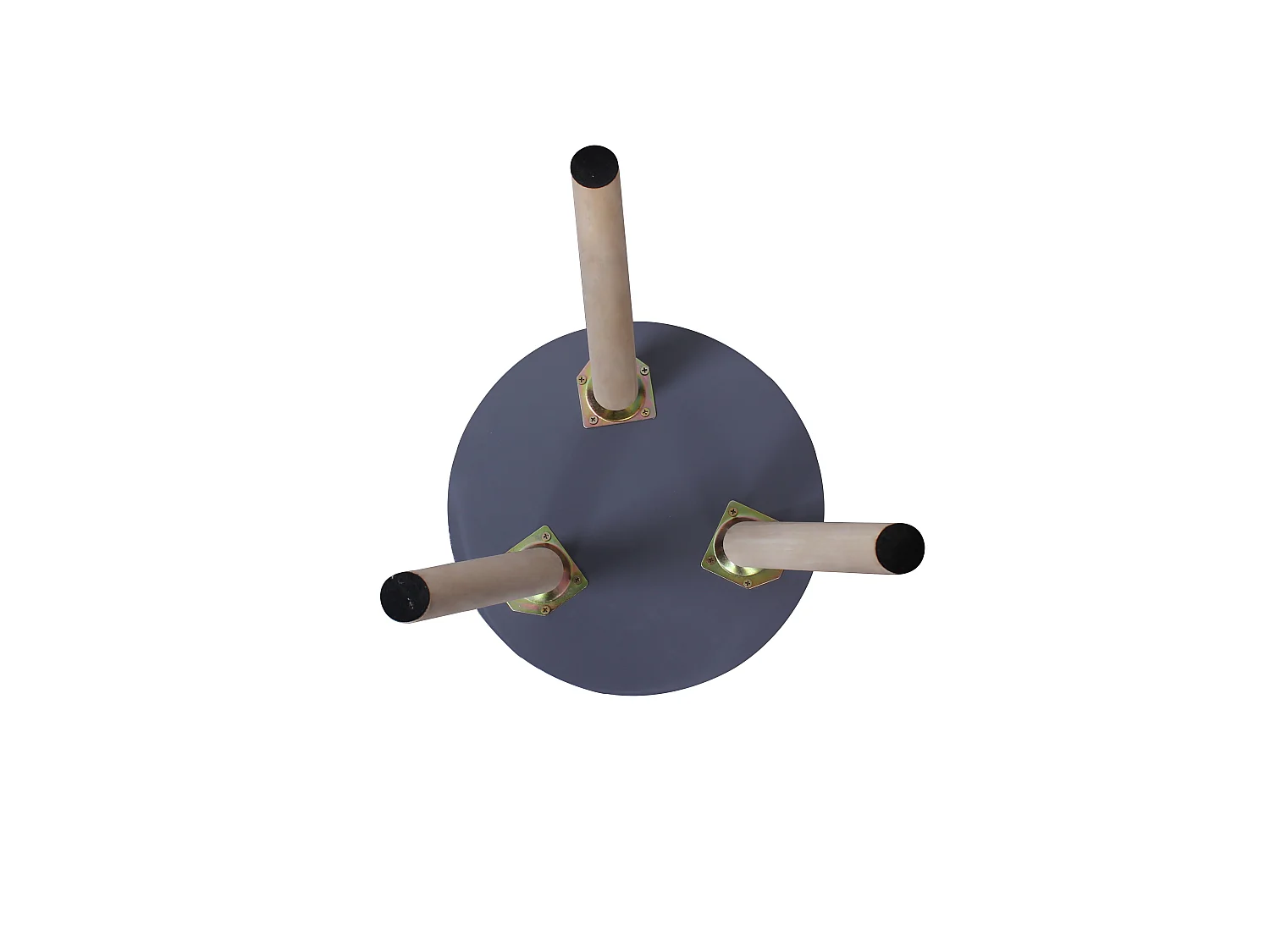 Tavolo Basso Tavolino Moderno Grigio Mdf Paulownia 39x34x34