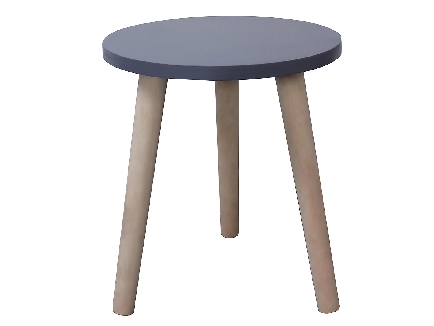Table Basse Table De Salon Gris Bois Mdf Paulownia 39x34x34