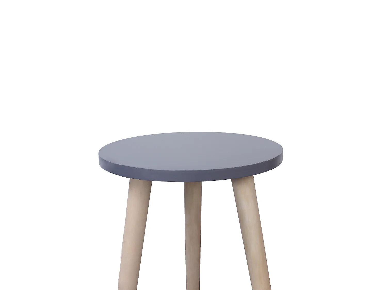 Table Basse Table De Salon Gris Bois Mdf Paulownia 39x34x34