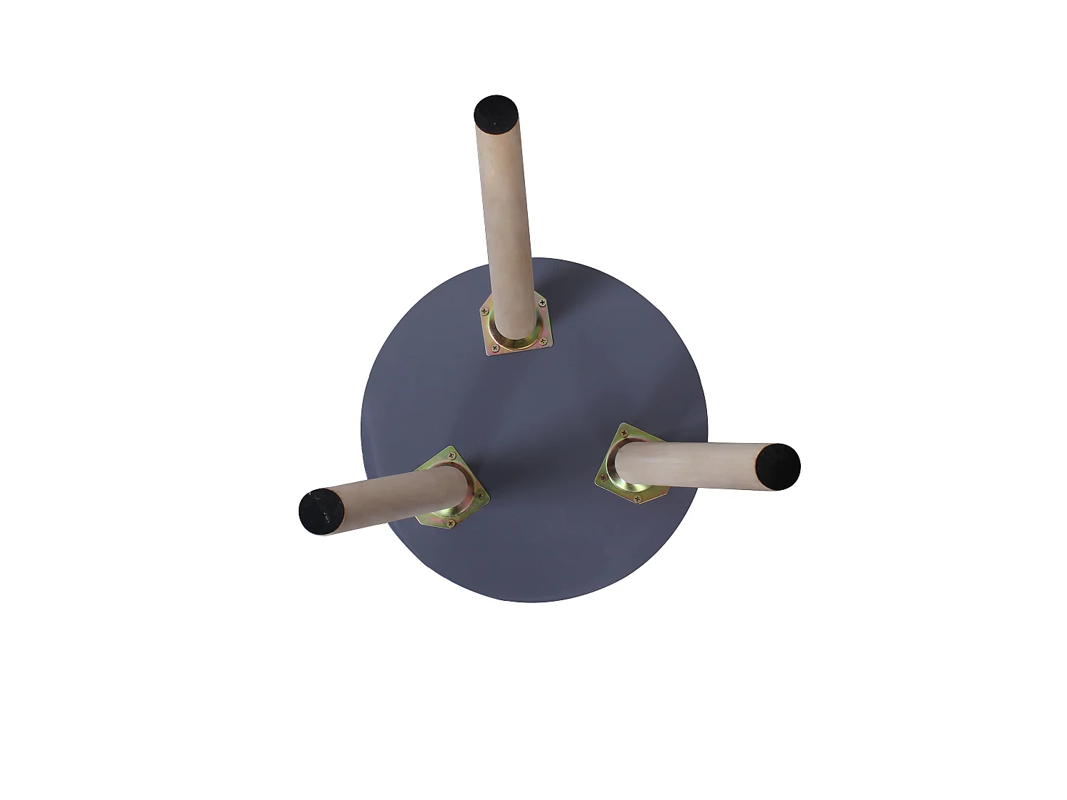 Table Basse Table De Salon Gris Bois Mdf Paulownia 39x34x34