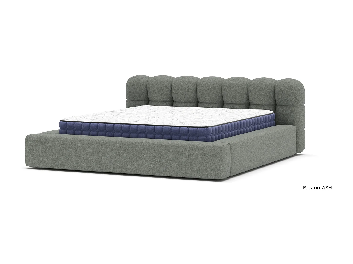 SIBLO Lit ado moderne Zelda 180x200 cm Ivoire