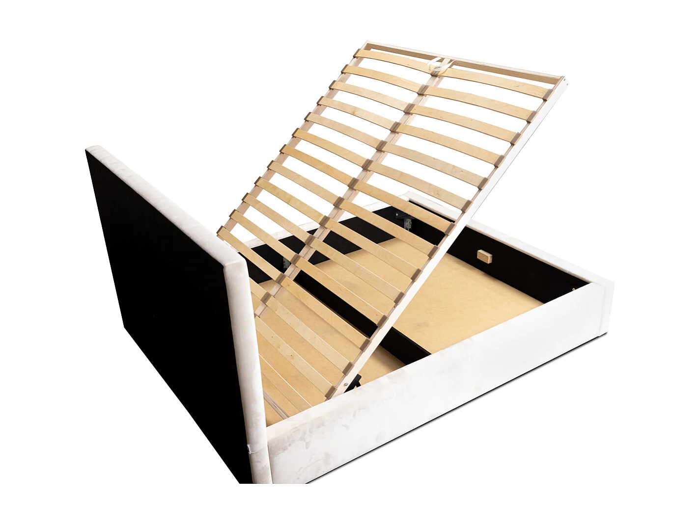 SIBLO Lit ado moderne Zelda 180x200 cm Ivoire