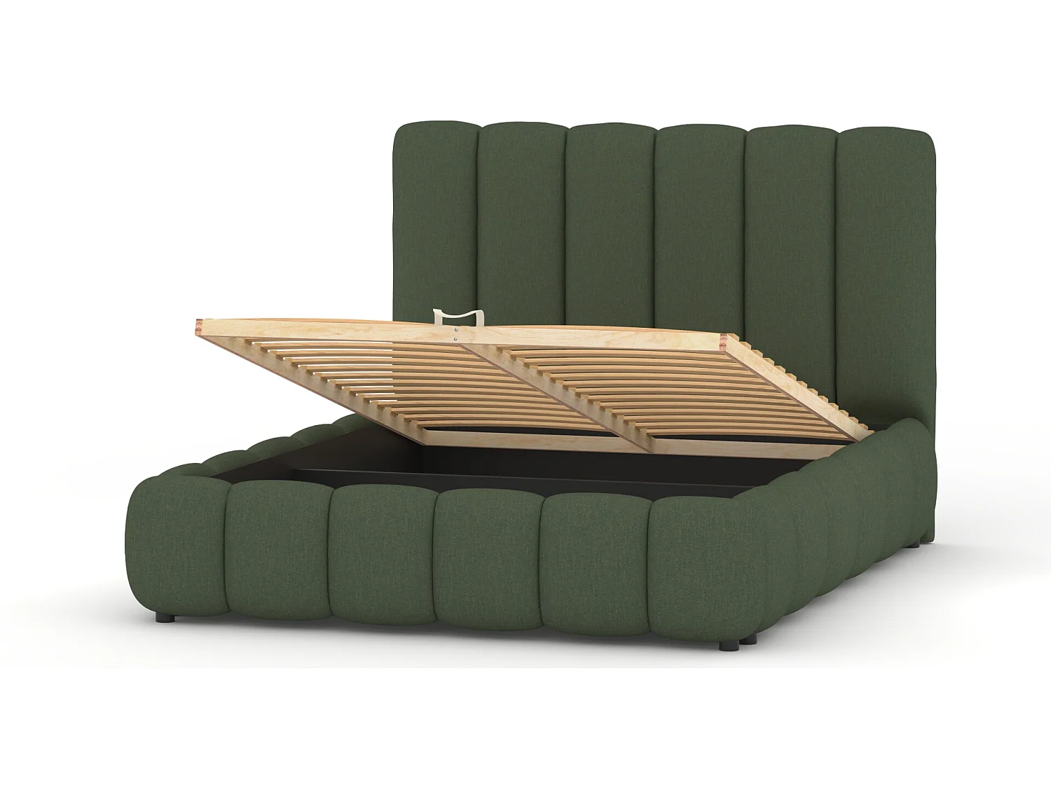 SIBLO Lit ado moderne Rico 180x200 cm Vert