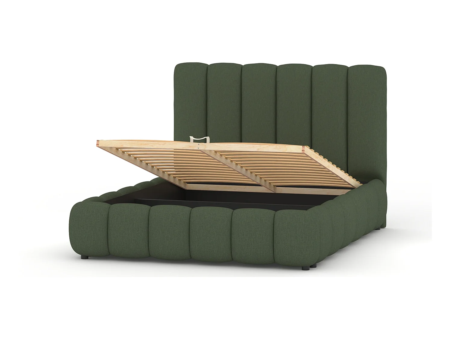 SIBLO Lit ado moderne Rico 160x200 cm Vert