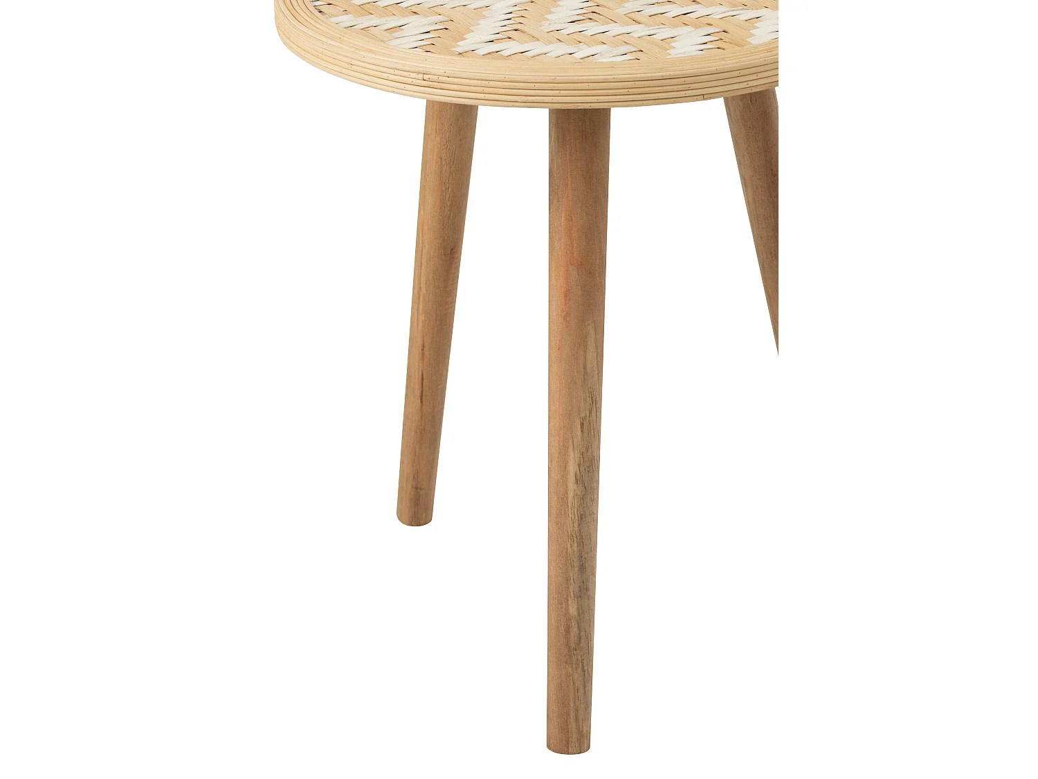 Lot de 3 Tables d'Appoint Gigognes "Baudoin" 55cm Naturel