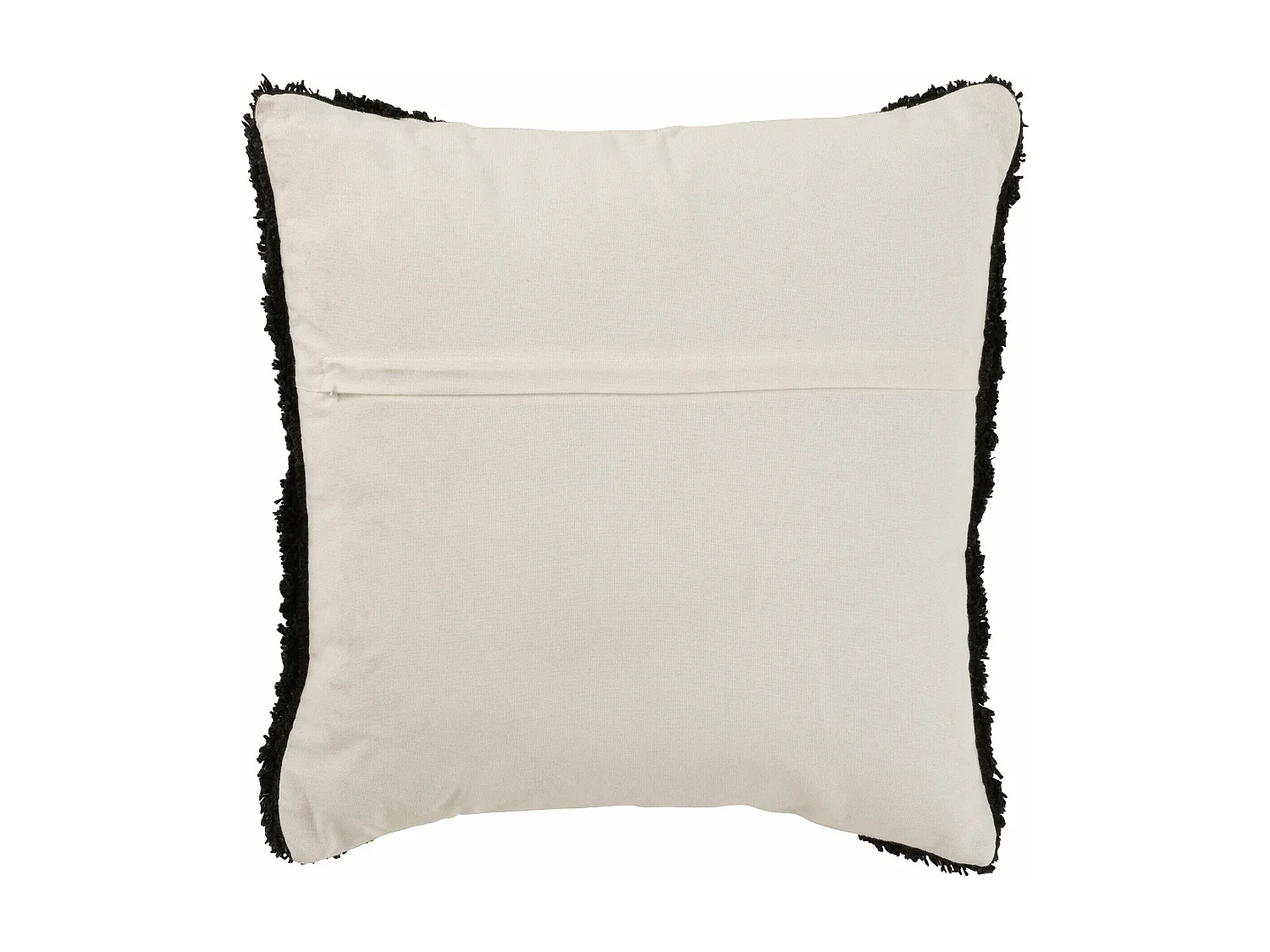 Coussin Déco "Demi-Cercle" 45x45cm Noir