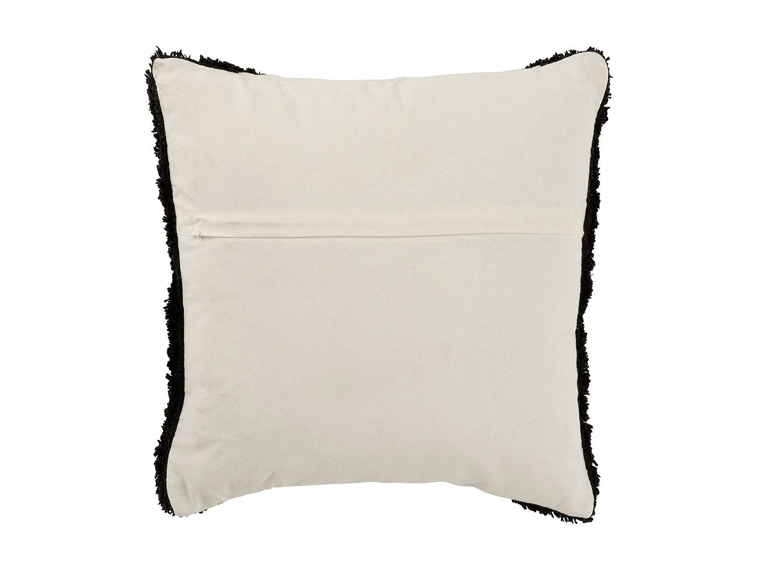 Coussin Déco "Demi-Cercle" 45x45cm Noir