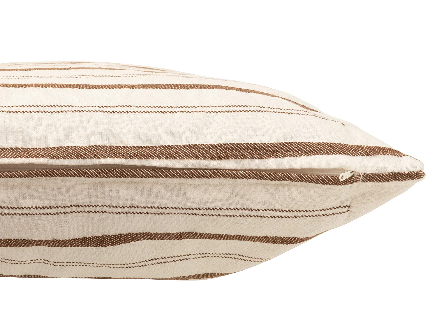 Coussin Déco Lignes "Iliana" 50x50cm Blanc