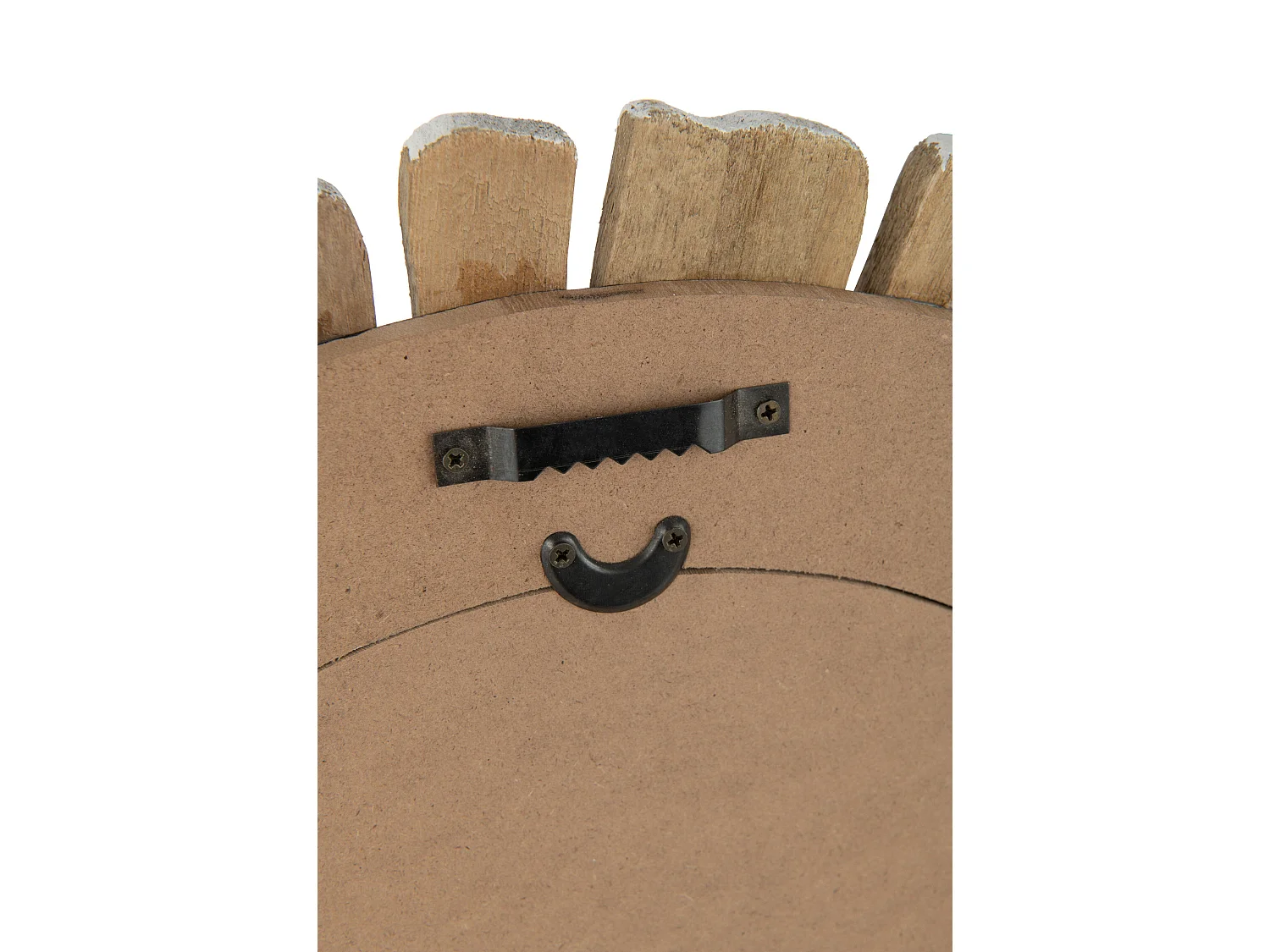 Miroir Mural en Bois "Vacay" 46cm Blanc