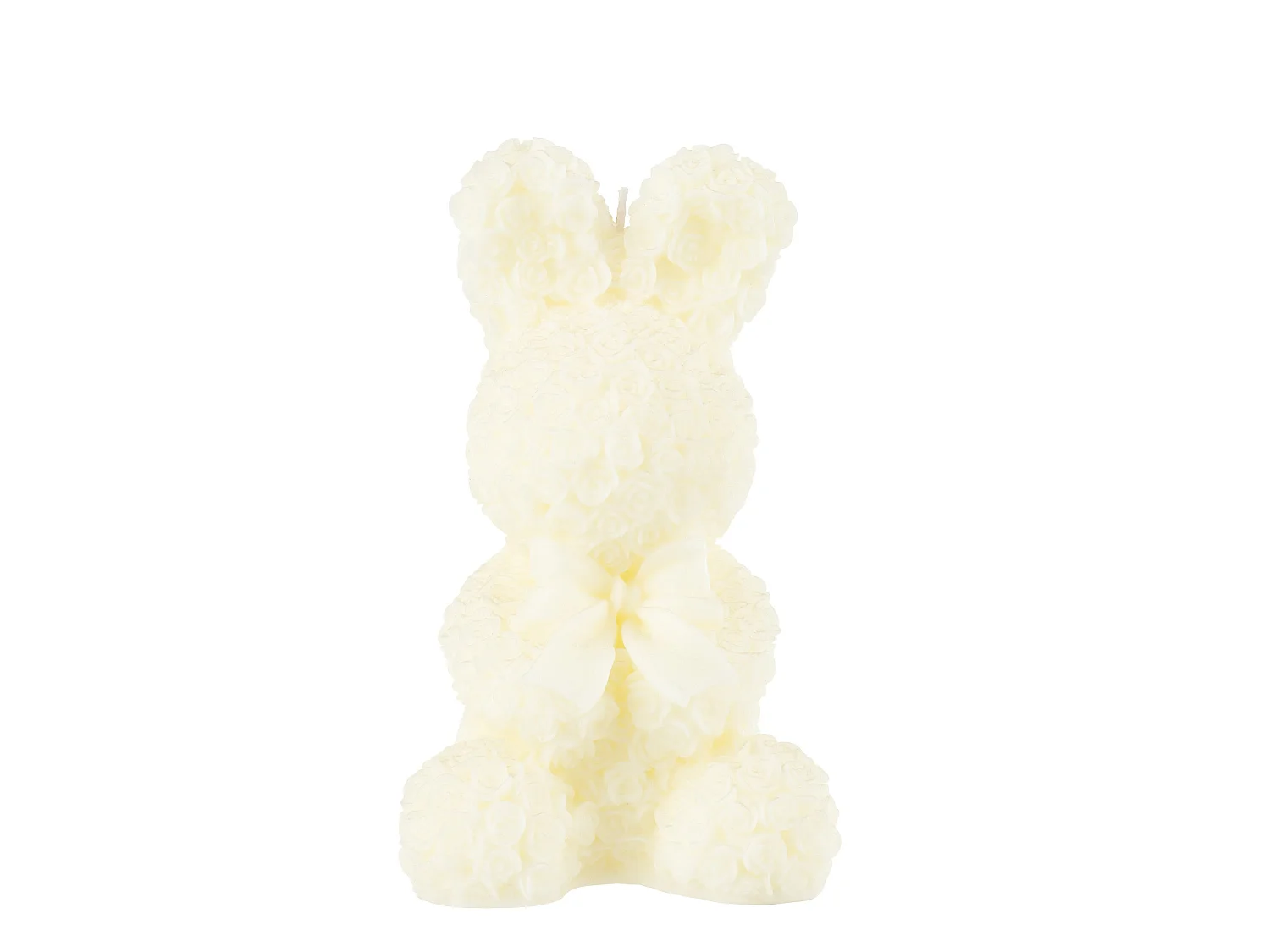 Bougie Parfumée Déco "Lapin" 23cm Blanc
