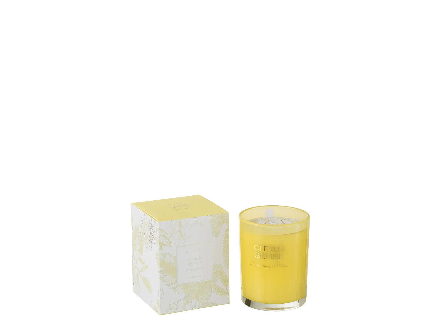 Bougie Parfumée "Sense" 13cm Citron Énergisant