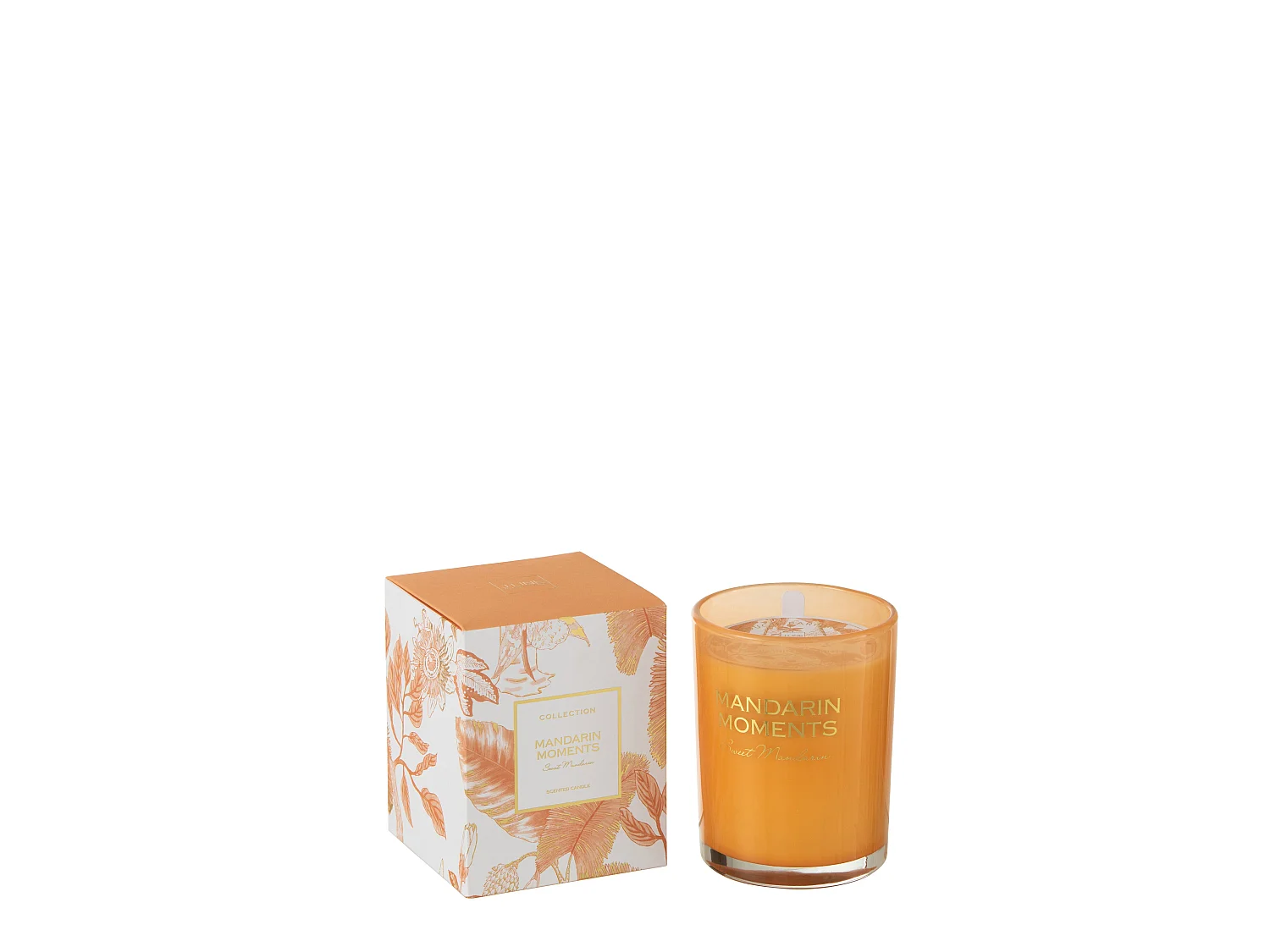 Bougie Parfumée "Moments" 13cm Douce Mandarine