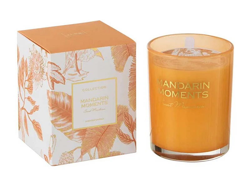 Bougie Parfumée "Moments" 13cm Douce Mandarine