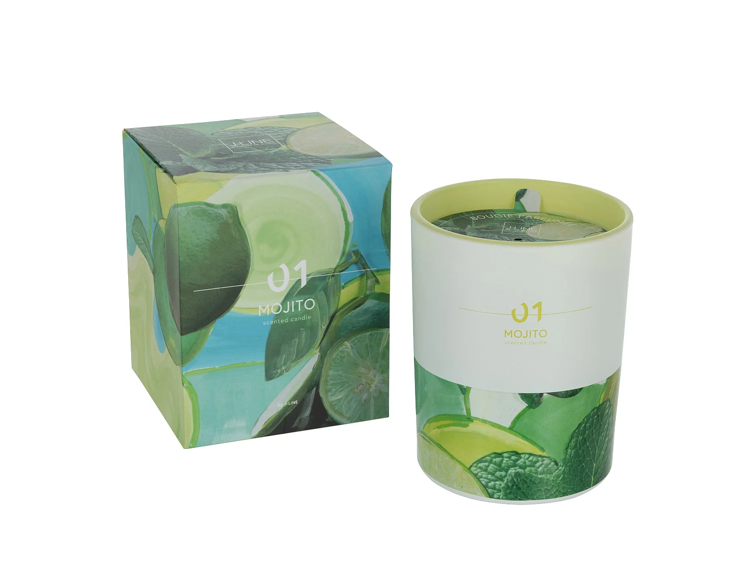 Bougie Parfumée "Cocktail" 13cm Mojito