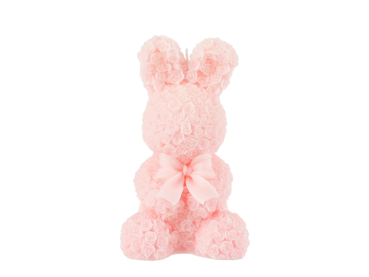 Bougie Parfumée Déco "Lapin" 23cm Rose