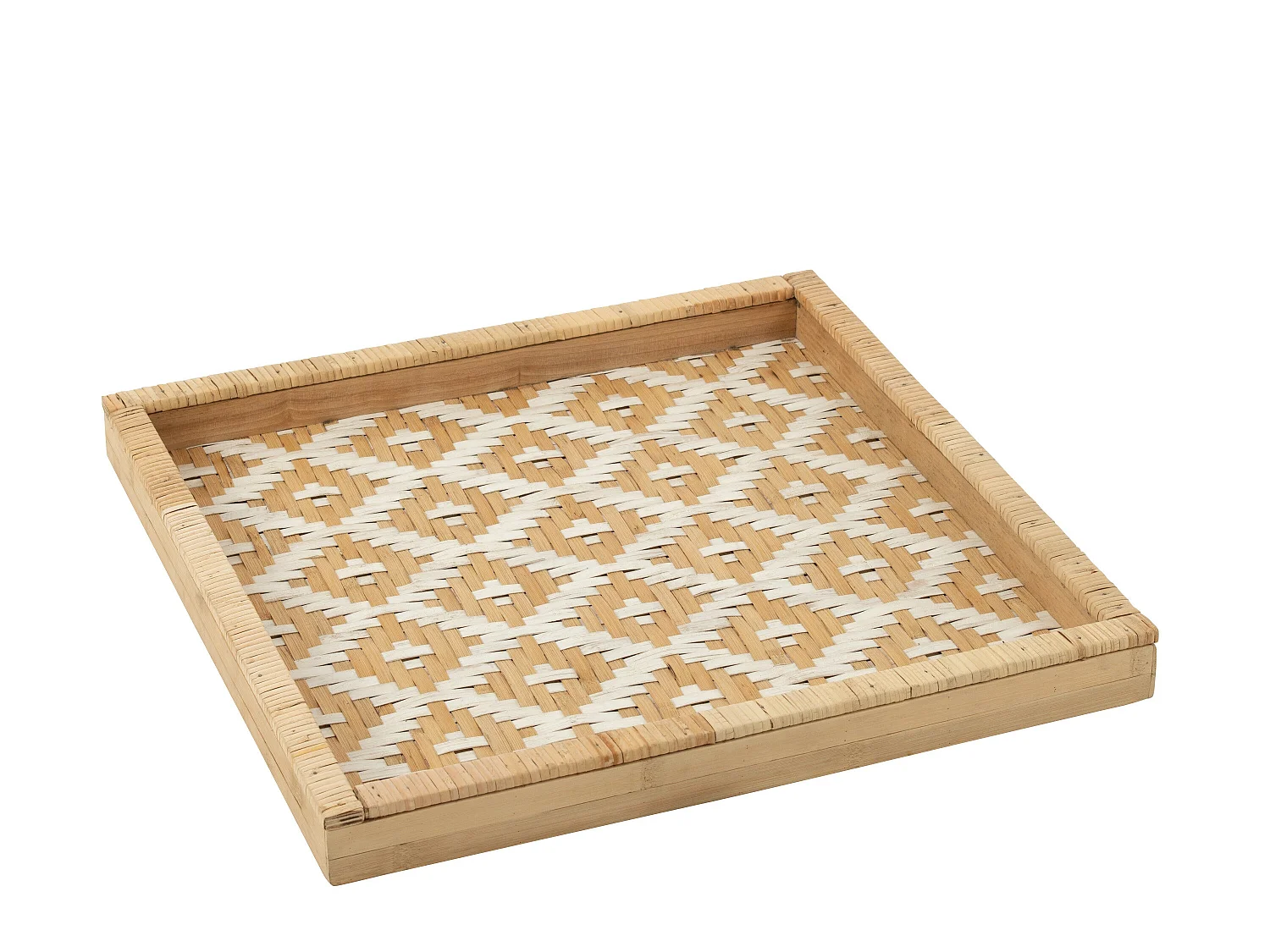 Plateau de Service en Rotin "Baudoin" 51cm Naturel