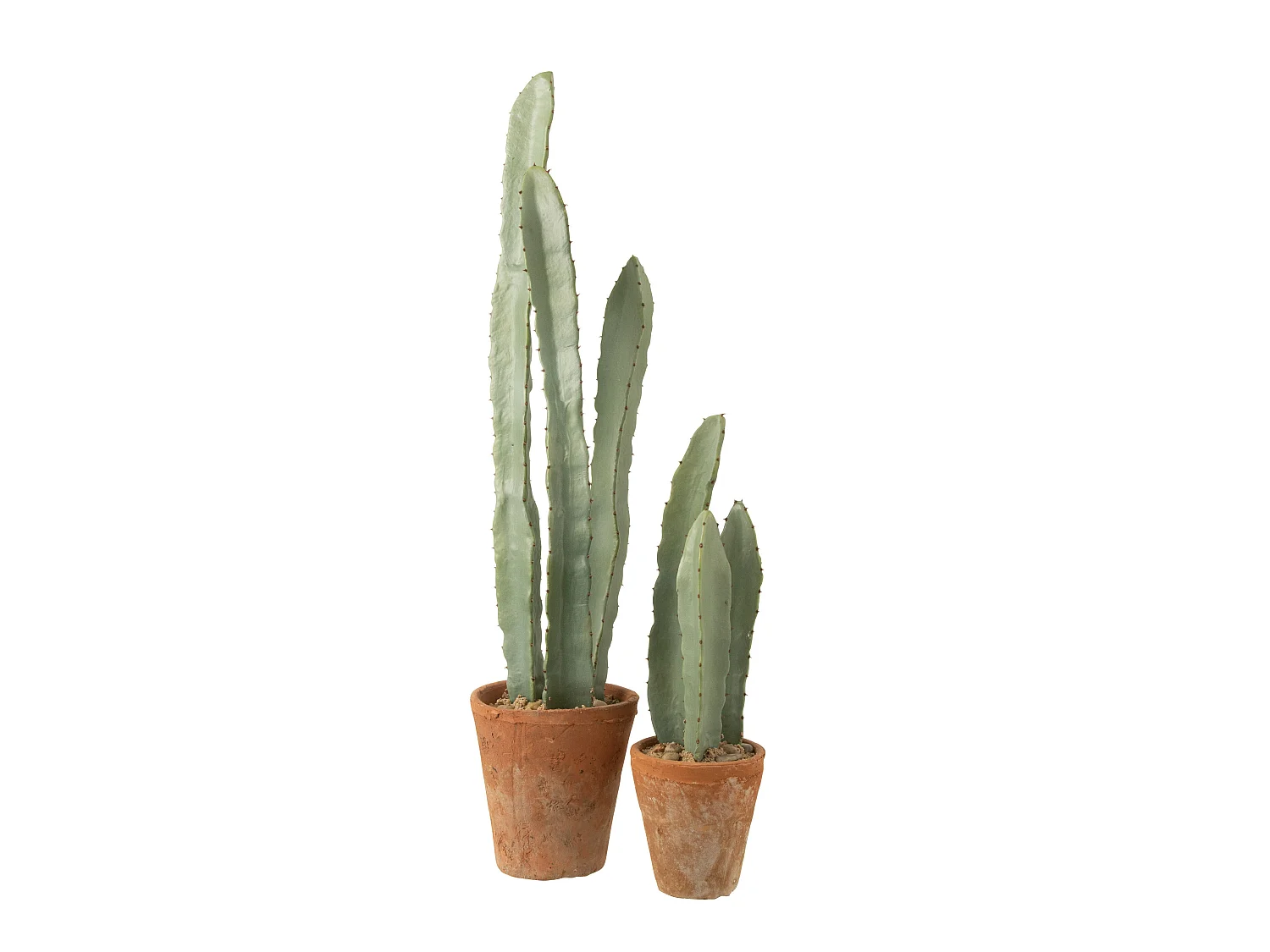 Plante Artificielle en Pot "Cactus" 81cm Vert