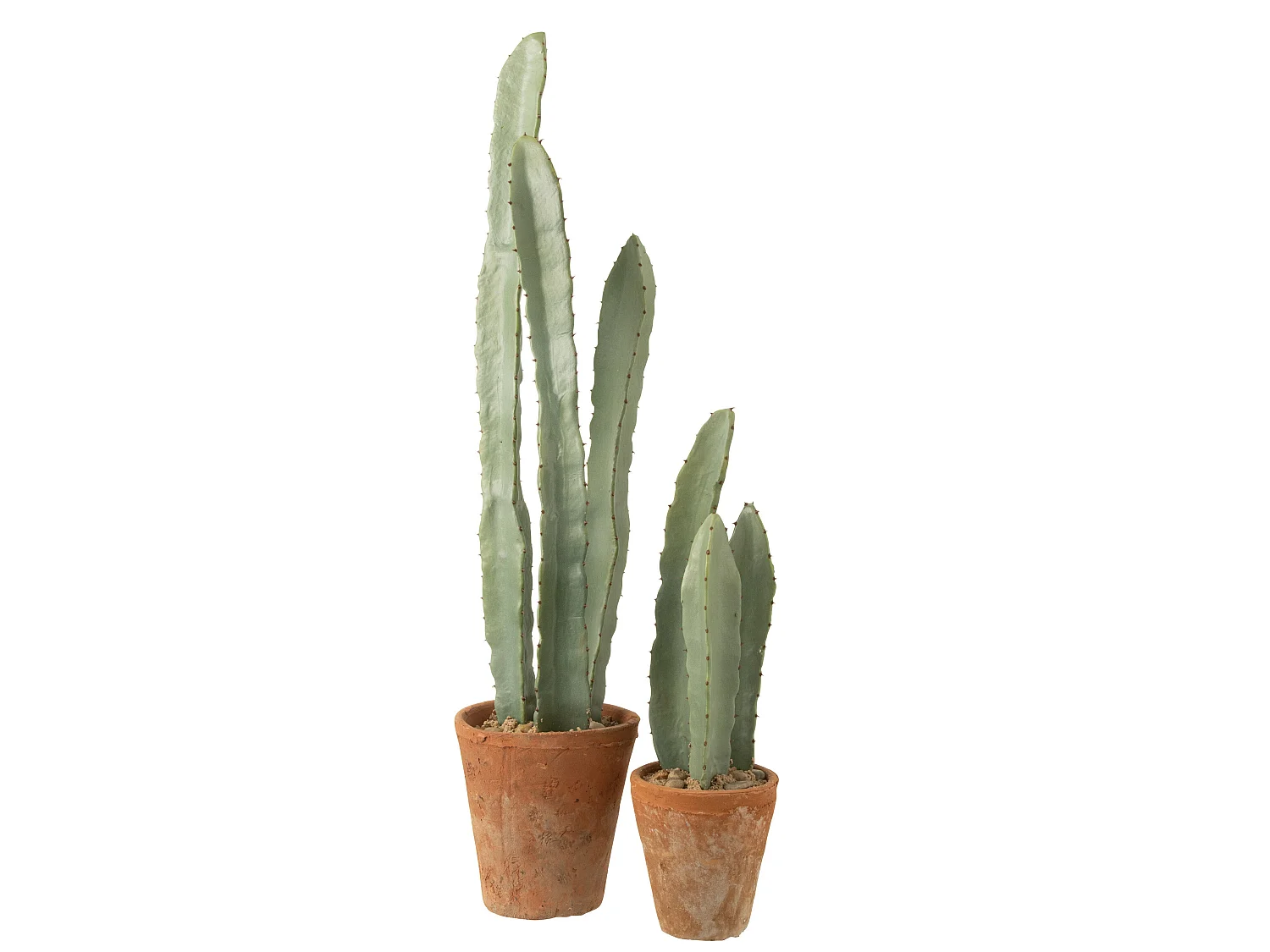 Plante Artificielle en Pot "Cactus" 81cm Vert