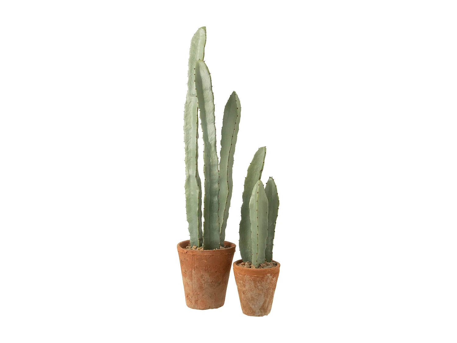 Plante Artificielle en Pot "Cactus" 81cm Vert