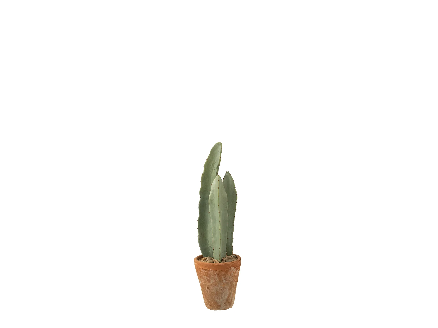 Plante Artificielle en Pot "Cactus" 48cm Vert